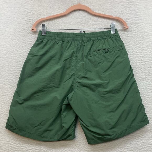 J Crew Shorts Mens Small Green Sustainable Kayak Swim Lined Drawstring Outdoor - Picture 2 of 11